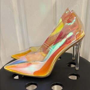 Iridescent Heels Size 8